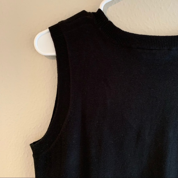 ModCloth Charter School Black Sleeveless Sweater - Picture 9 of 9